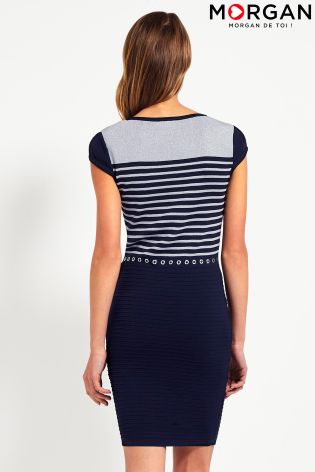 Morgan Short Sleeve Knitwear Dress